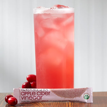 Organic Apple Cider Vinegar Cranberry Hibiscus Single Sips®
