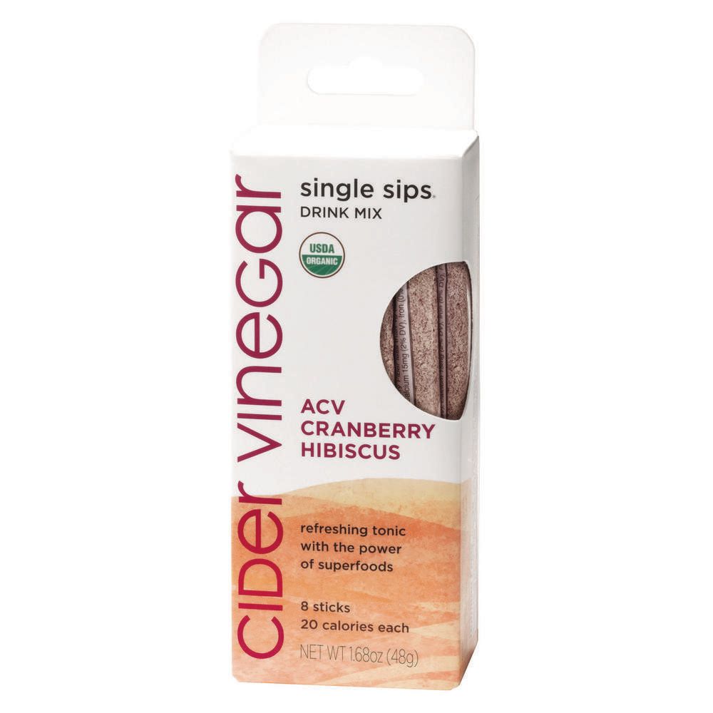 Organic Apple Cider Vinegar Cranberry Hibiscus Single Sips®