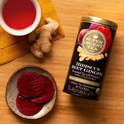 Organic Hibiscus Beet Ginger SuperDigest Tea®