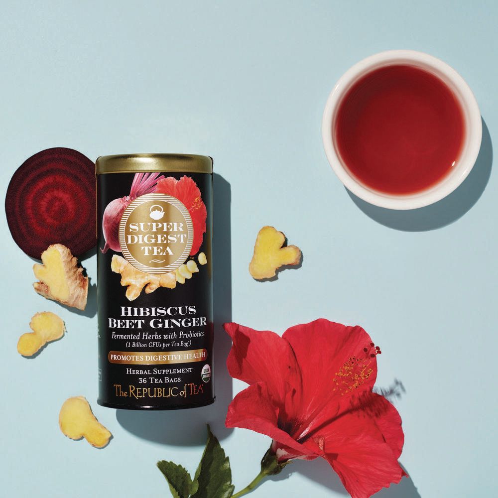 Organic Hibiscus Beet Ginger SuperDigest Tea® – The Republic of Tea