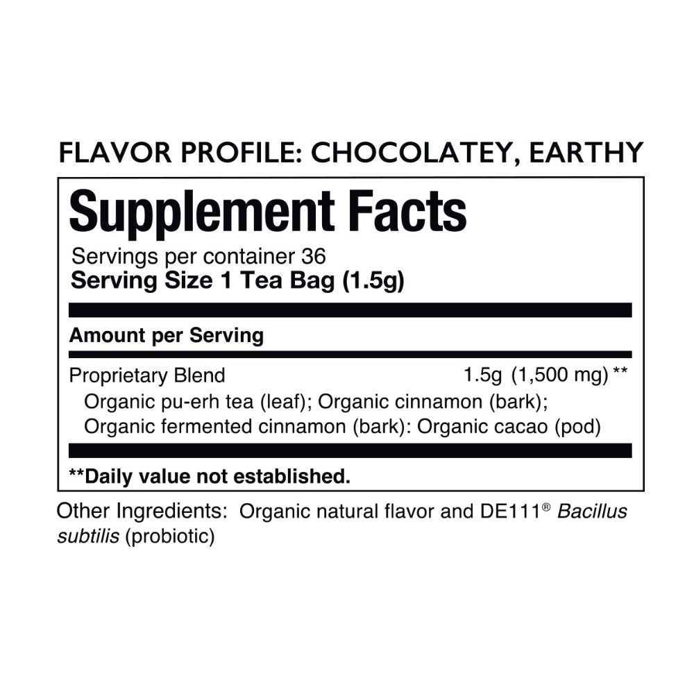 Organic Cacao Cinnamon Pu-erh SuperDigest Tea®