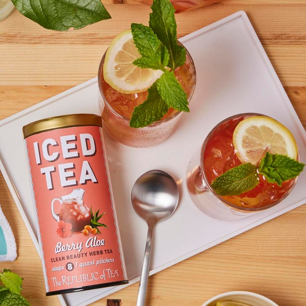 tea bags for aloe vera plant Berry Aloe Iced Tea