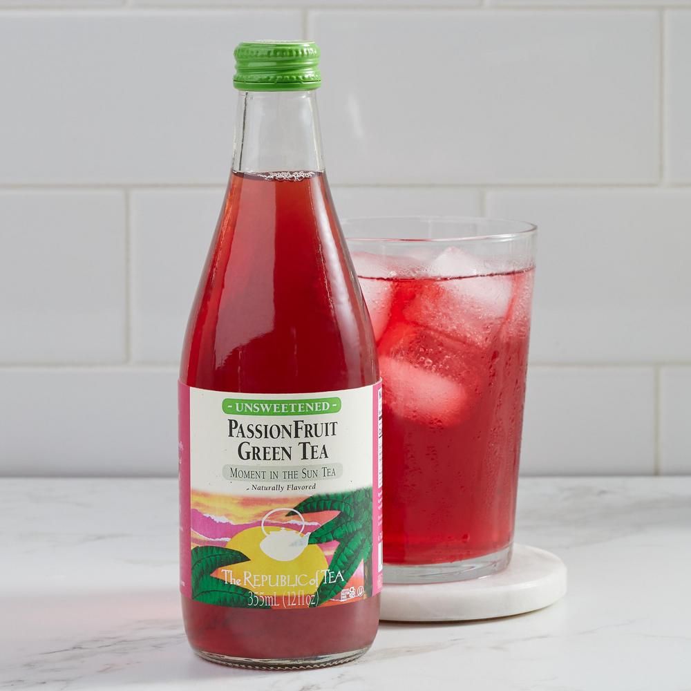PassionFruit Green Iced Tea - 12 oz