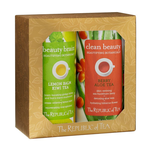 Healthy Beauty 3種セット Beauty Brain® and Clean Beauty® Gift – The Republic of Tea