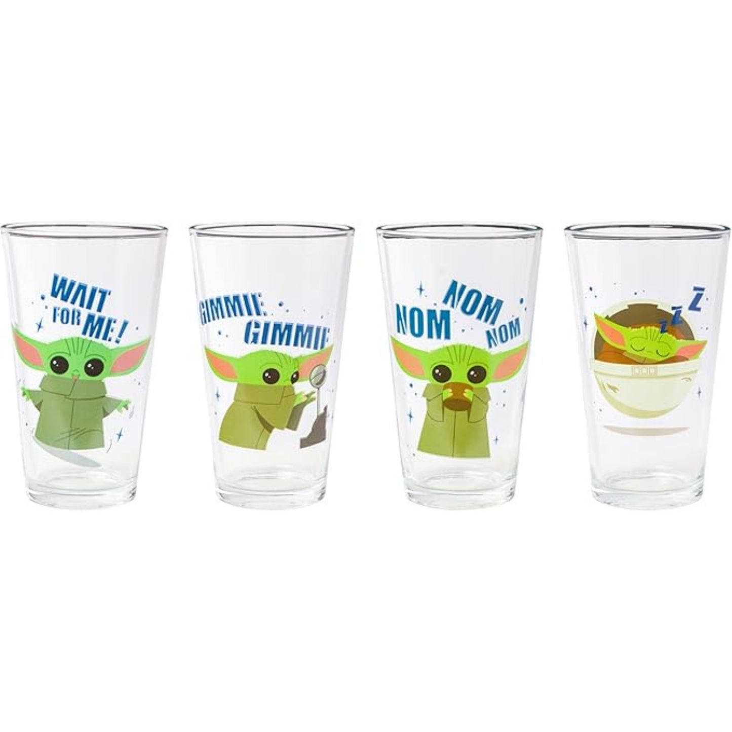 Star Wars™ The Mandalorian™ 16 oz Glasses 4 Pack