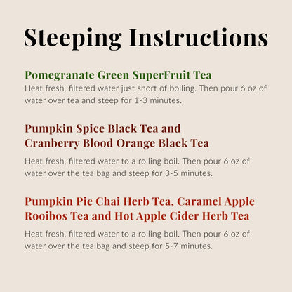 Fall Harvest Tea Assortment