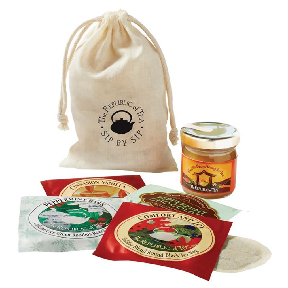 Holiday Honey & Tea Sample Gift Bag