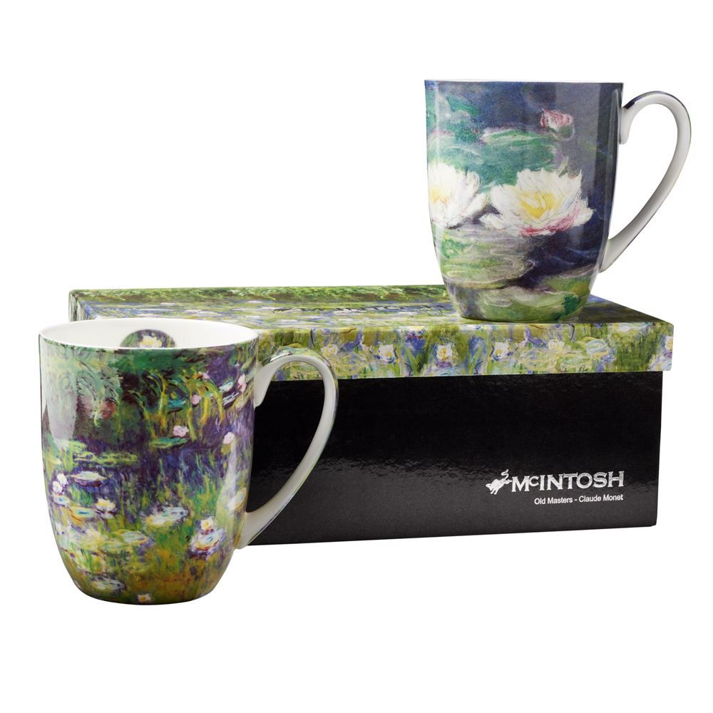 Monet Water Lilies Mug Pair