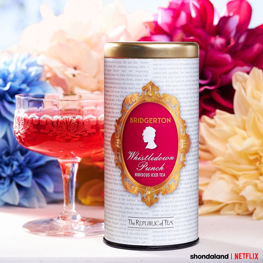 Bridgerton Whistledown Punch Hibiscus Iced Tea