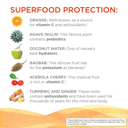 Immunity Nectarine Honey Orangeade Single Sips®