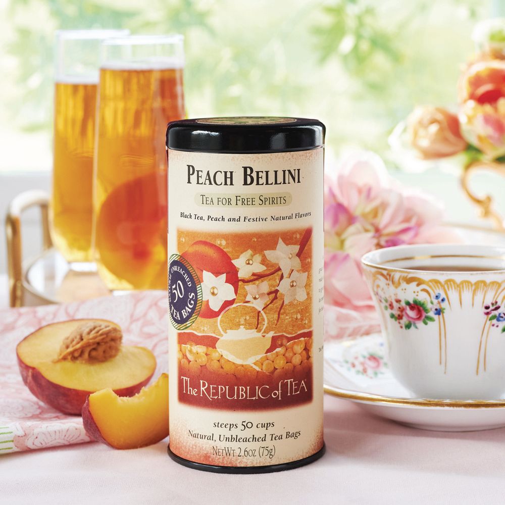 Peach Bellini Black Tea Bags