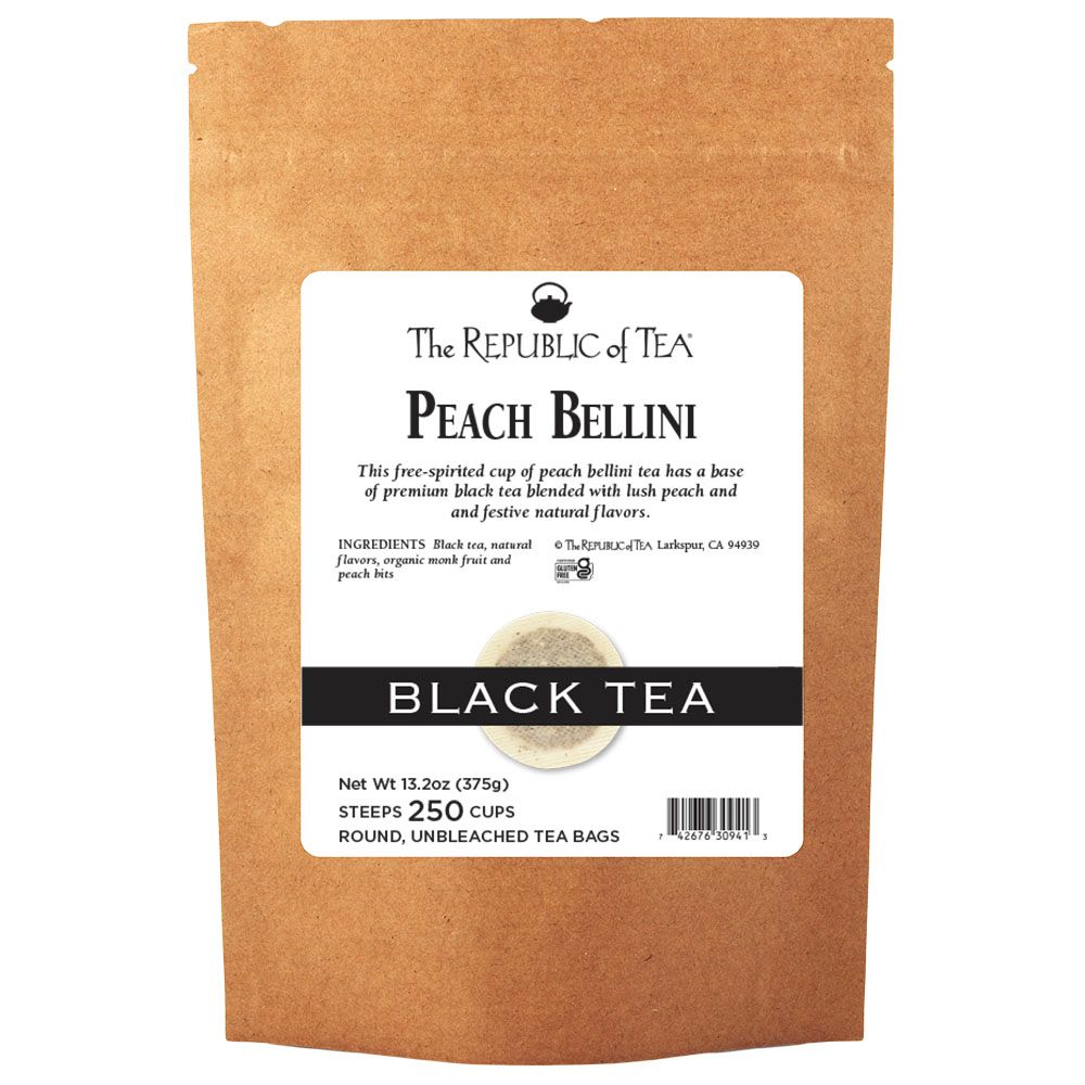 Peach Bellini Black Tea Bags