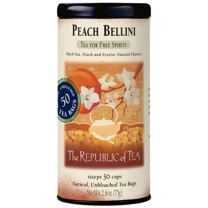 Peach Bellini Black Tea Bags