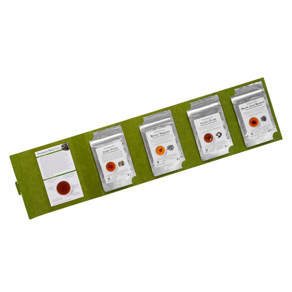Black Full-Leaf Loose Tea Tasting Flight