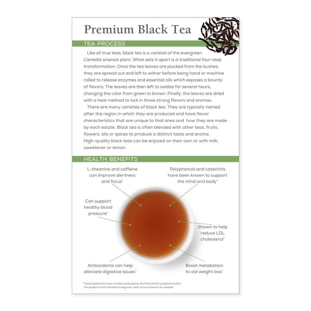 Black Full-Leaf Loose Tea Tasting Flight