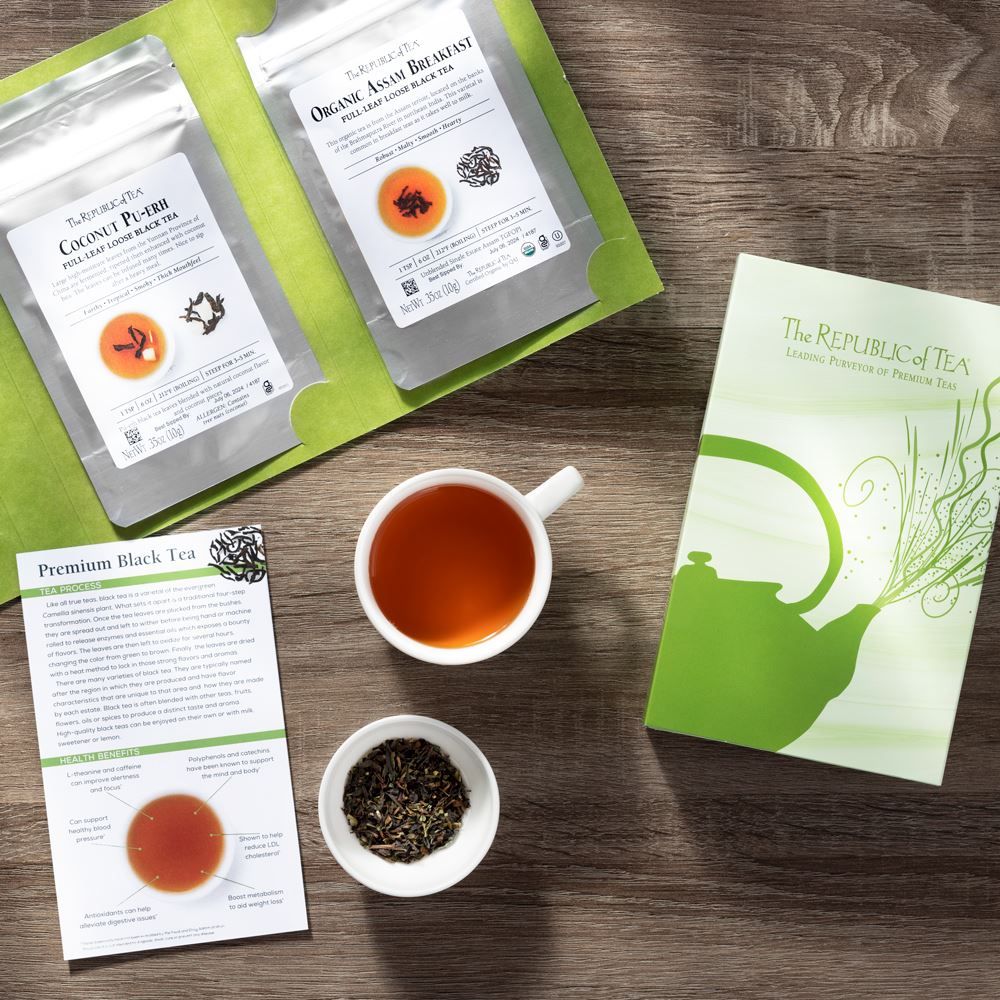 Black Full-Leaf Loose Tea Tasting Flight