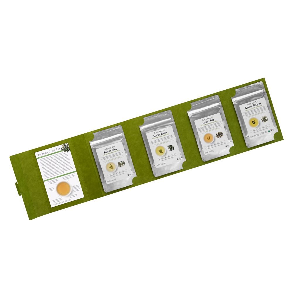 Green Full-Leaf Loose Tea Tasting Flight