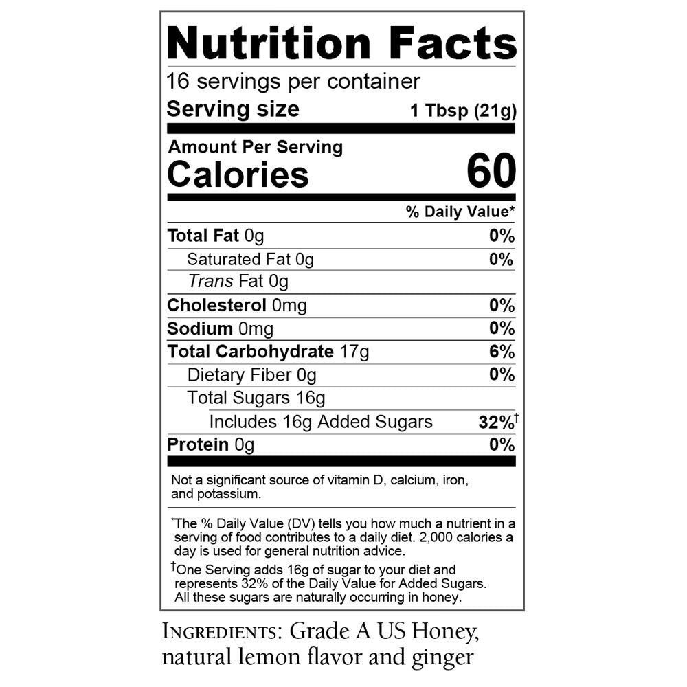 Ginger Lemon Honey for Tea