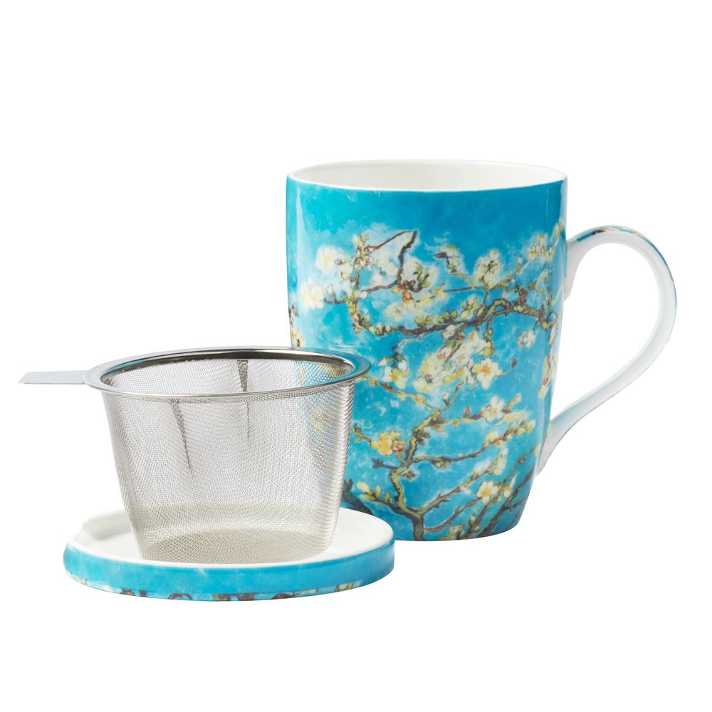 van Gogh Blue Almond Blossom Infuser Mug