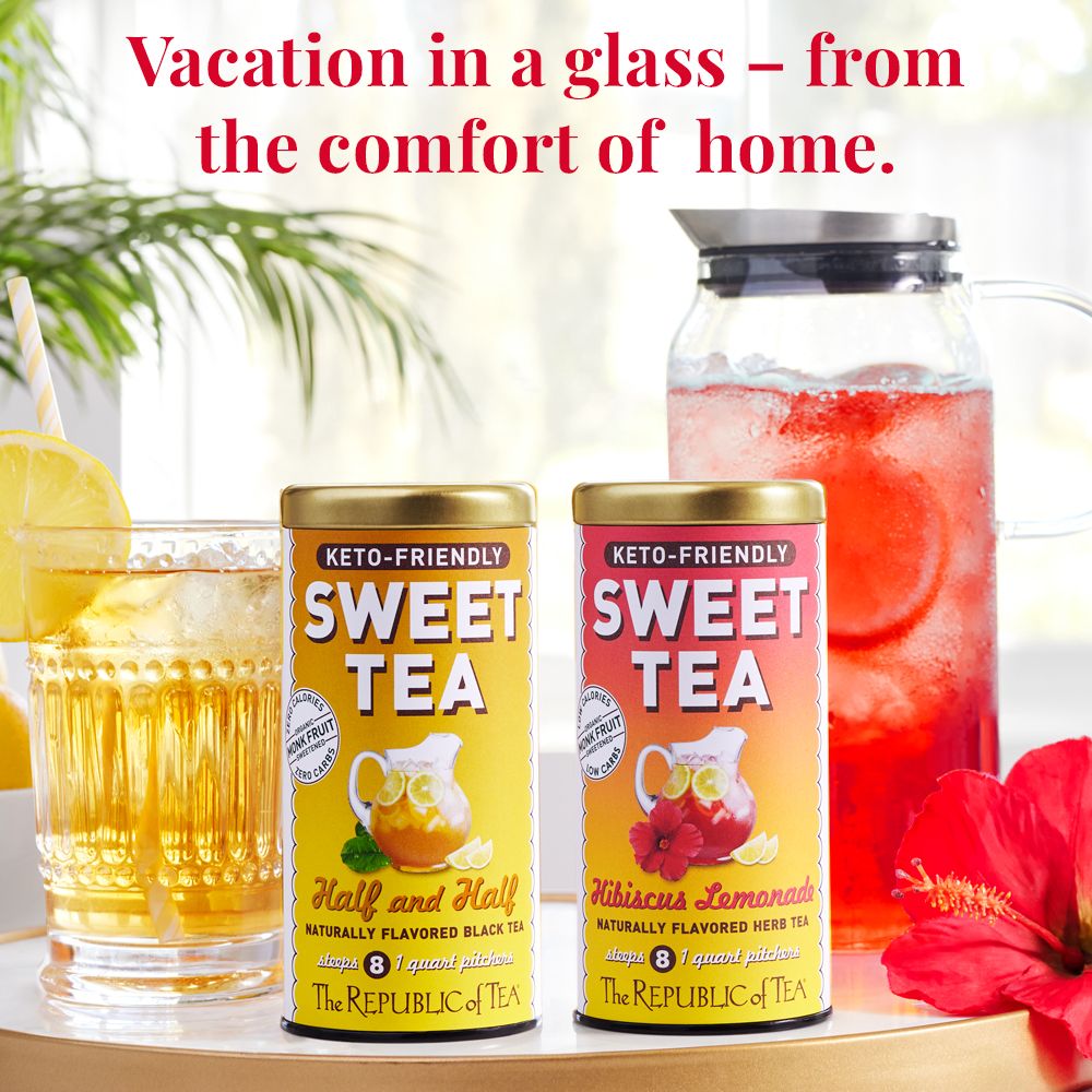 Keto-Friendly Sweet Hibiscus Lemonade Herbal Tea