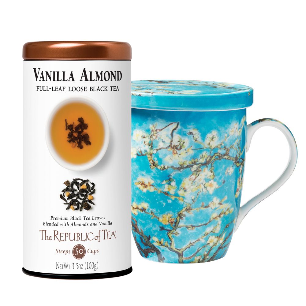 Almond Blossom Mug & Vanilla Almond Full-Leaf Set
