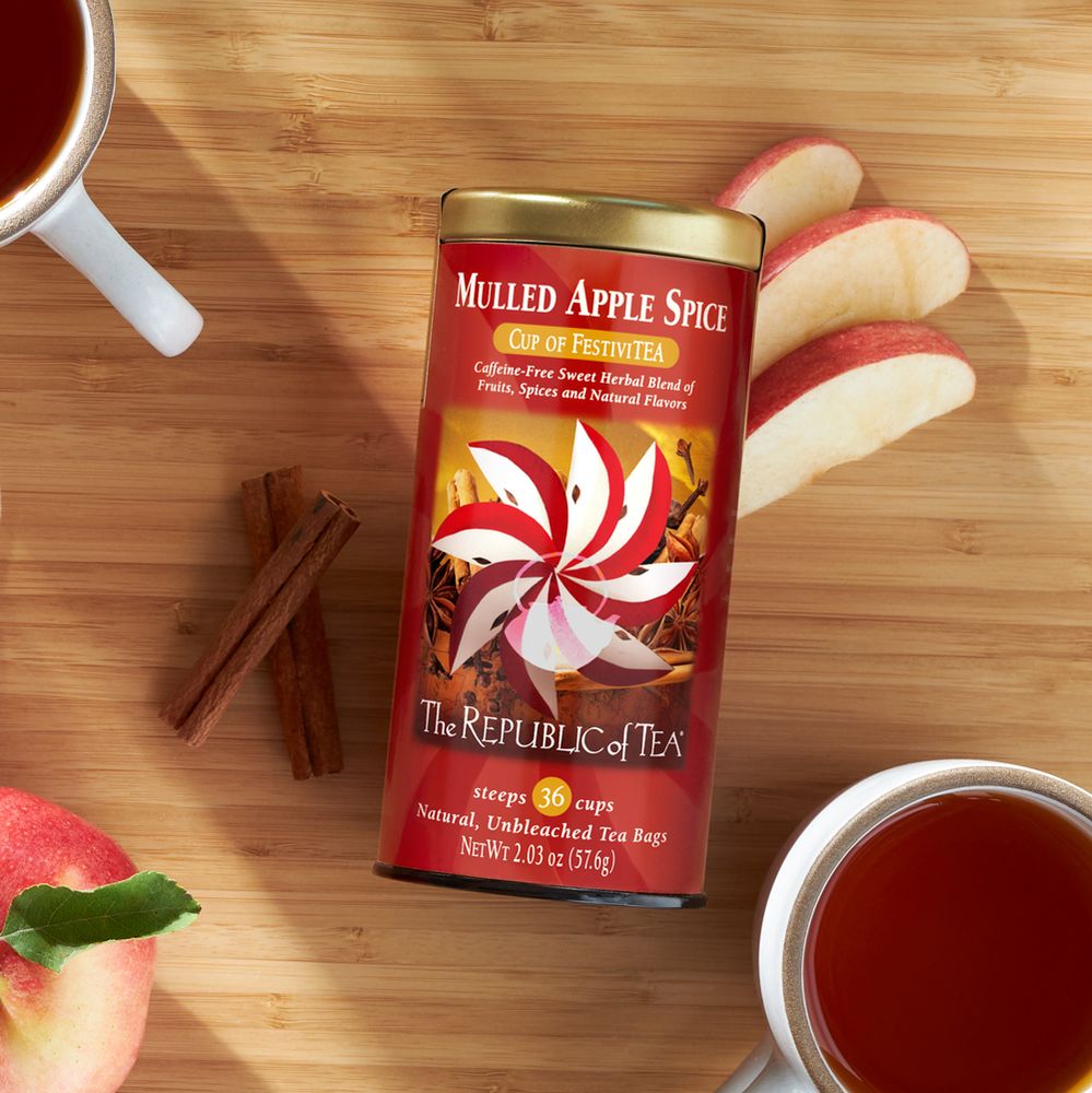 Mulled Apple Spice Herbal Tea Bags – The Republic of Tea