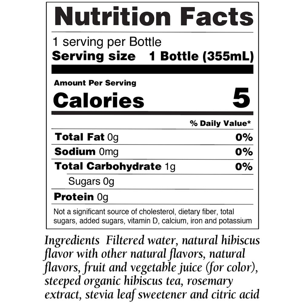 Hibiscus Pineapple Lychee Bottled Iced Tea - 12 oz