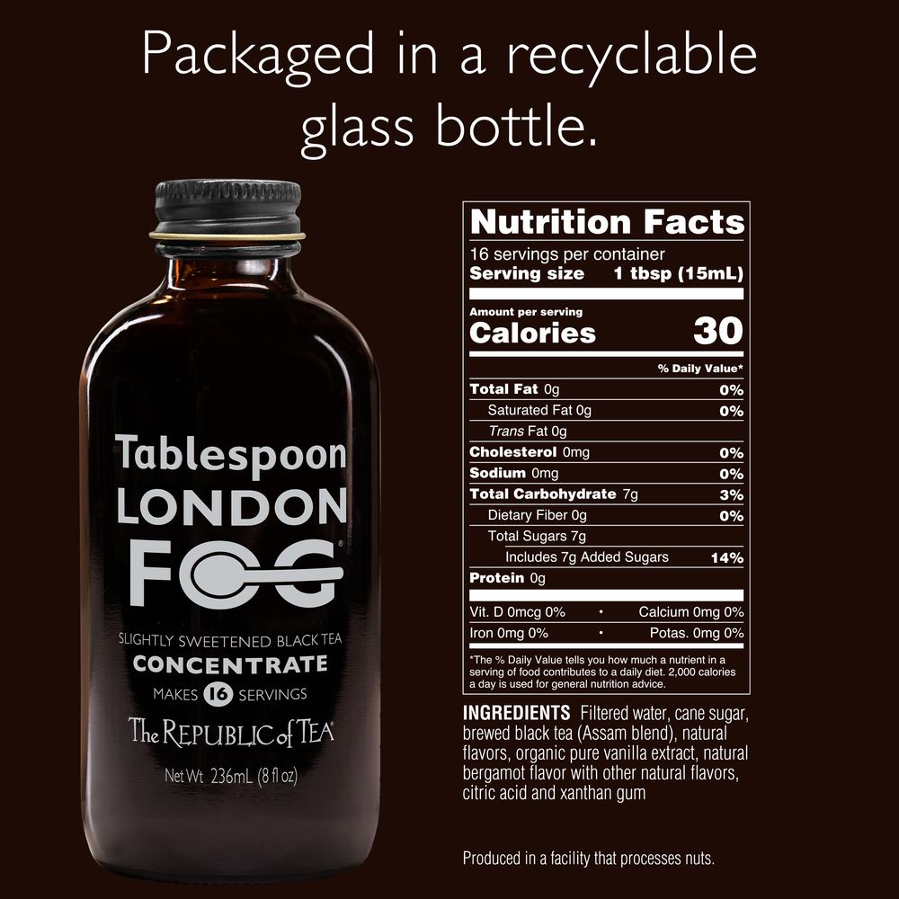 Tablespoon London Fog ® Concentrate – The Republic of Tea