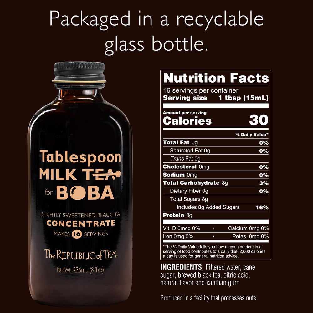 Tablespoon Milk Tea for Boba Concentrate