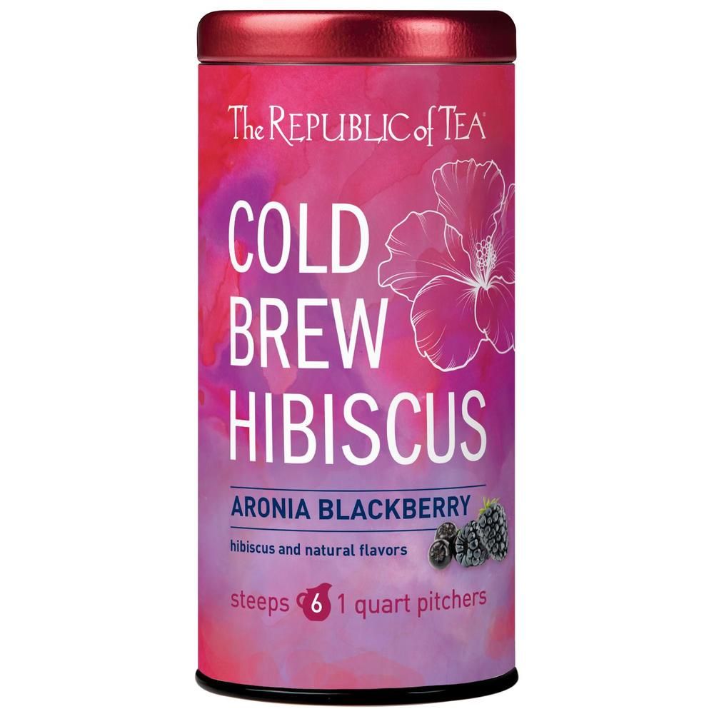 Cold Brew Hibiscus Aronia Blackberry Iced Tea Pouches