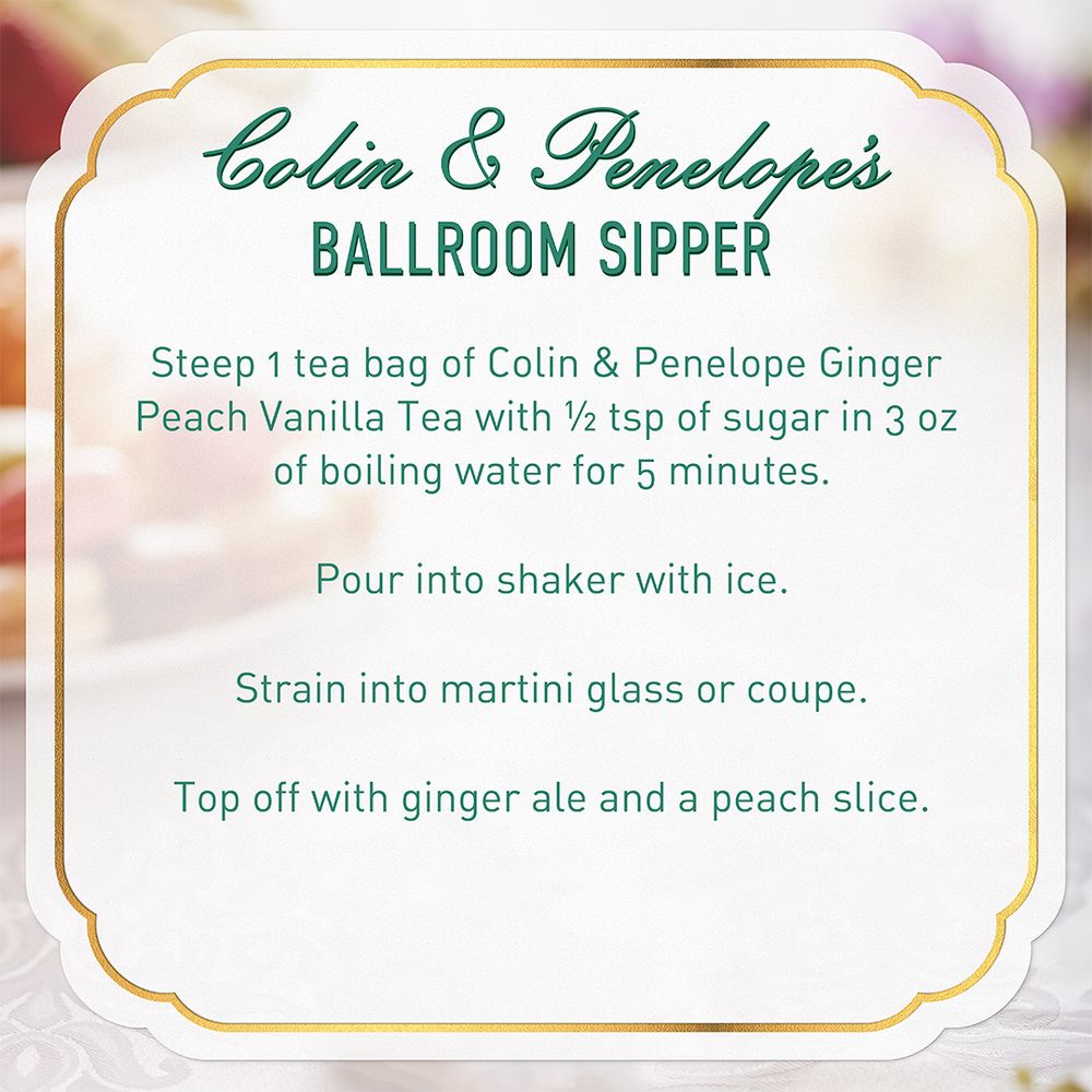 Bridgerton Colin & Penelope Ginger Peach Vanilla Tea