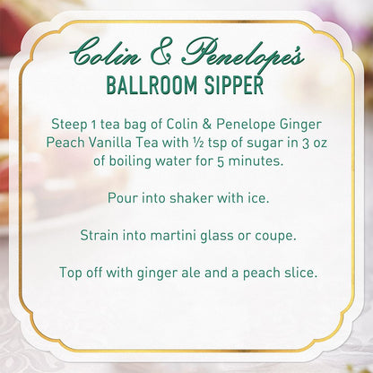 Bridgerton Colin & Penelope Ginger Peach Vanilla Tea