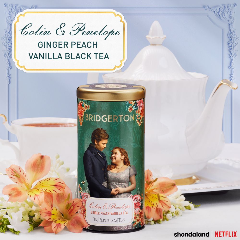 Bridgerton Colin & Penelope Ginger Peach Vanilla Tea
