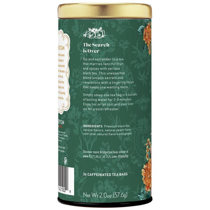 Bridgerton Colin & Penelope Ginger Peach Vanilla Tea