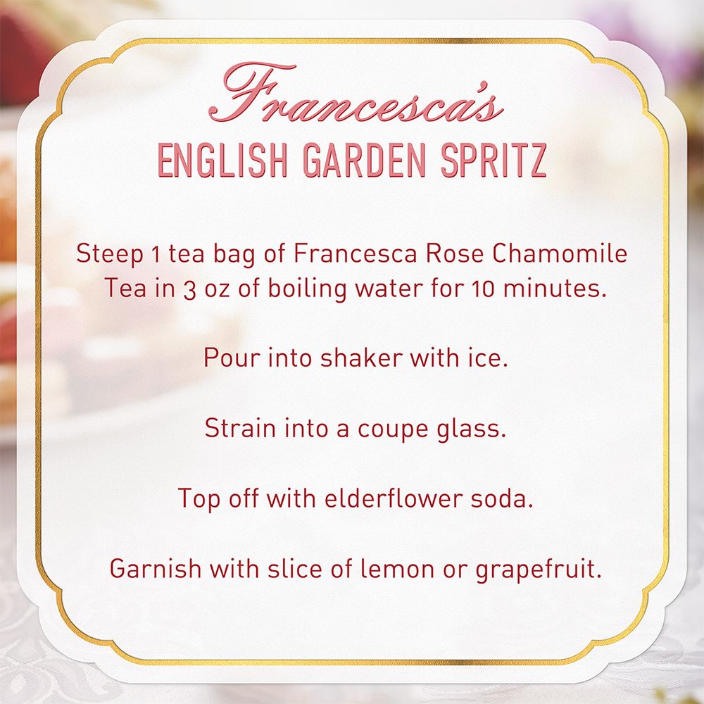 Bridgerton Francesca Rose Chamomile Tea