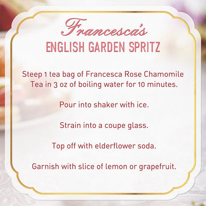 Bridgerton Francesca Rose Chamomile Tea