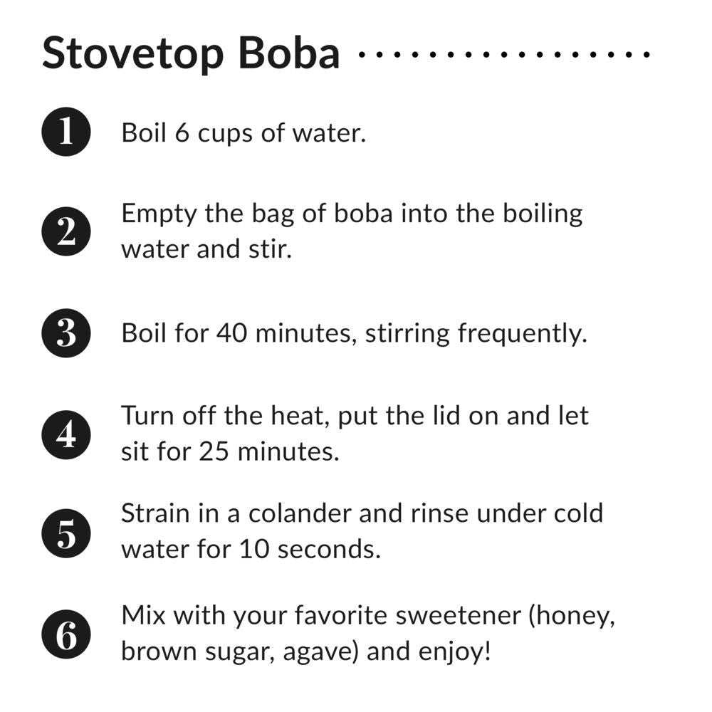 Better Boba™ All-Natural Tapioca Pearls