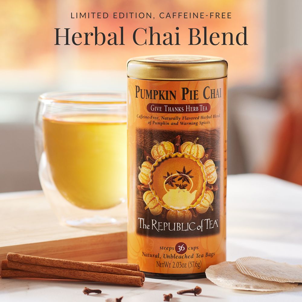 Pumpkin Pie Chai Herbal Tea Bags