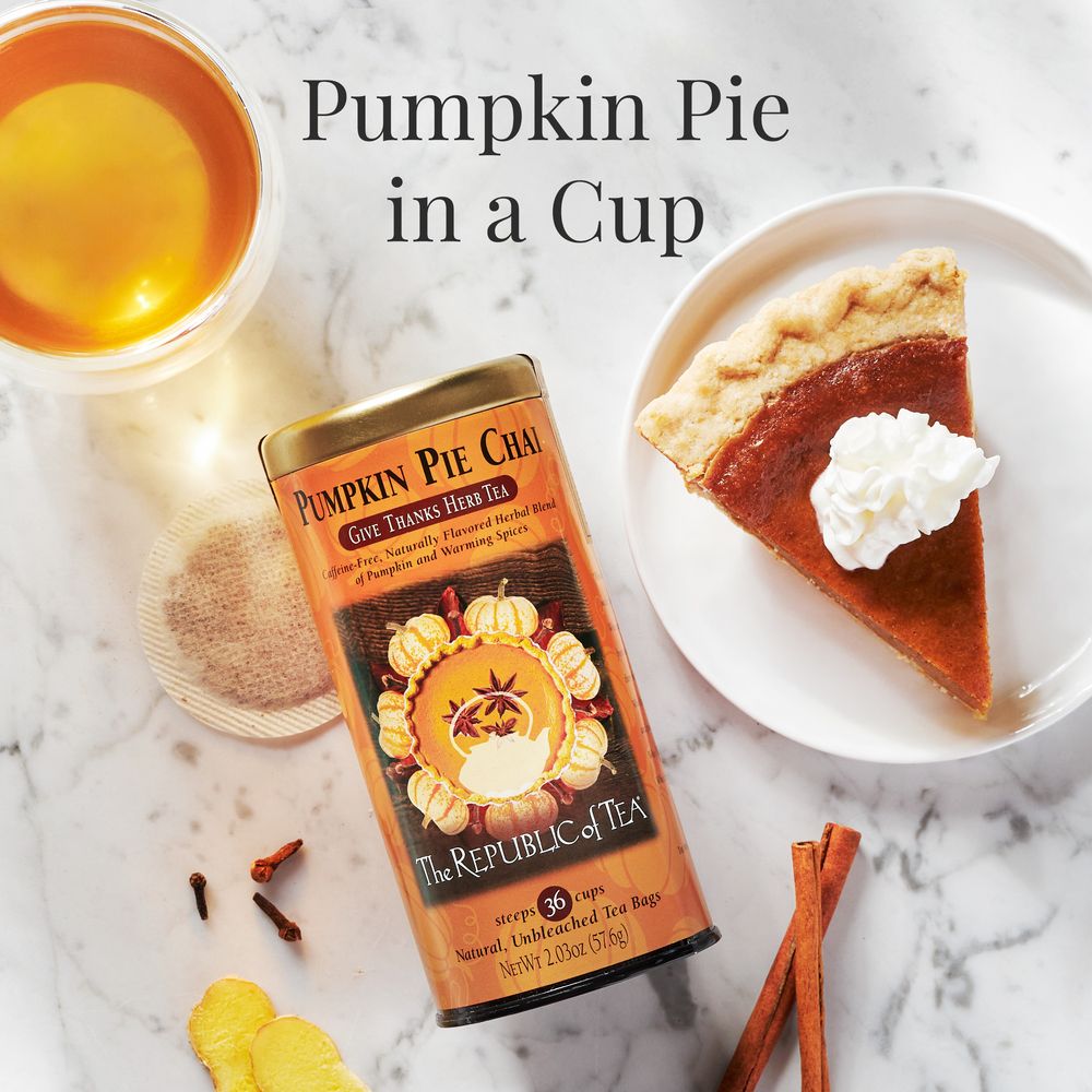 Pumpkin Pie Chai Herbal Tea Bags