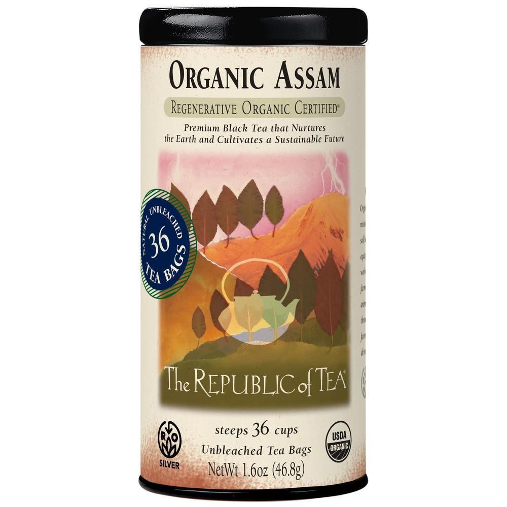Regenerative Organic Certified® Assam Black Tea Bags – The Republic of Tea
