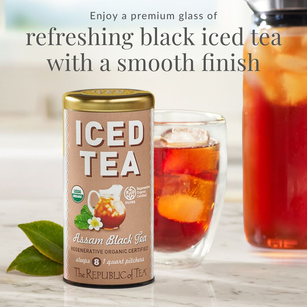 Regenerative Organic Certified® Assam Black Iced Tea Pouches