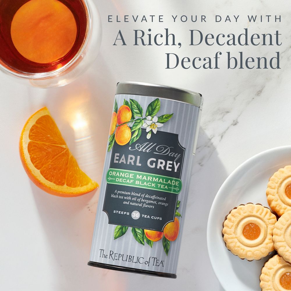 All Day Earl Grey® Decaf Orange Marmalade Black Tea – The Republic