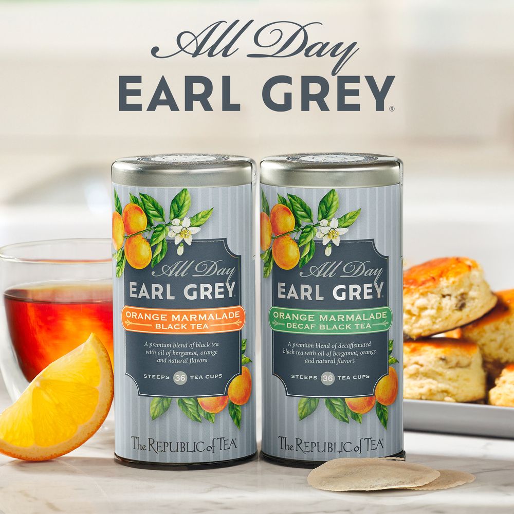 All Day Earl Grey® Decaf Orange Marmalade Black Tea – The Republic