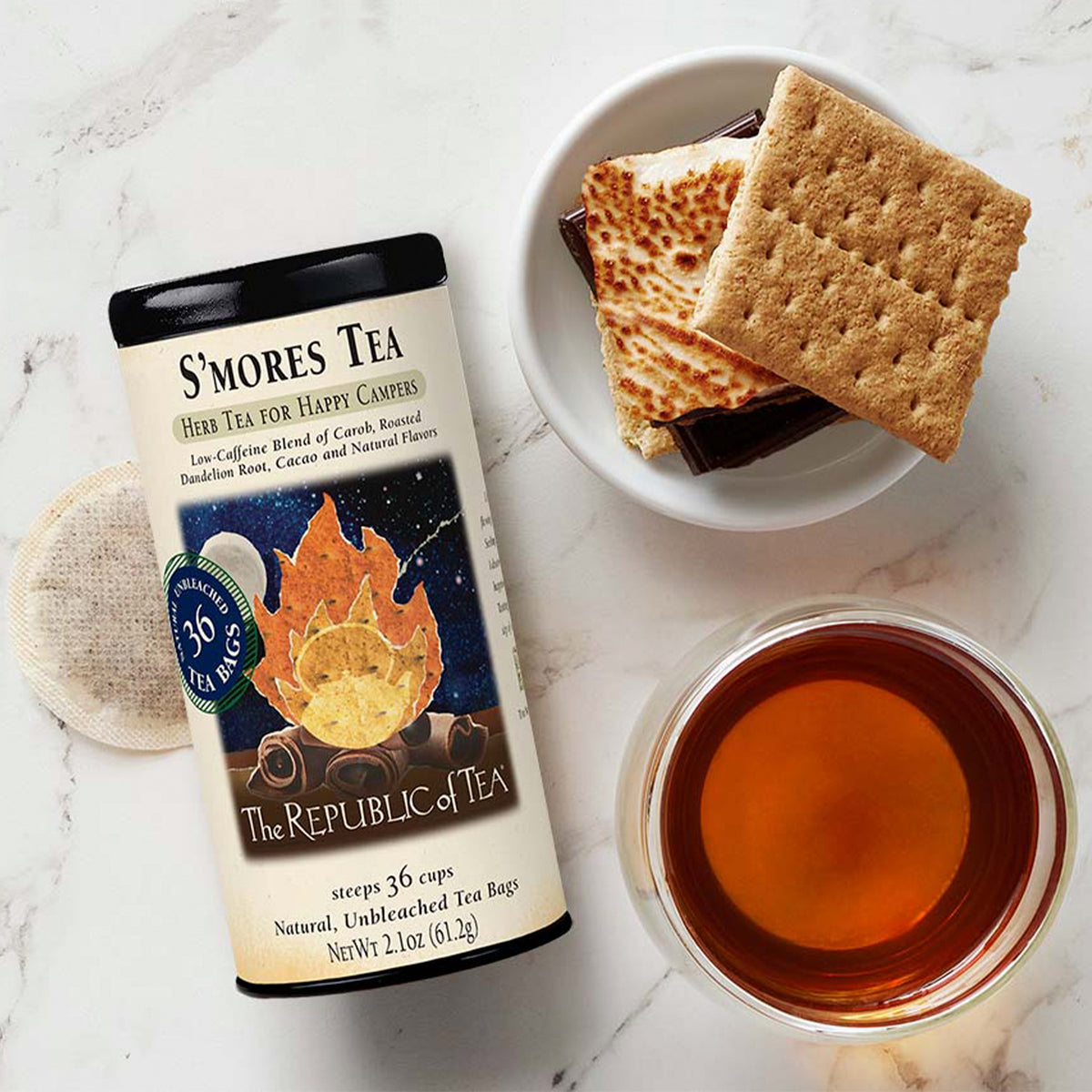 S'mores Herbal Tea Bags – The Republic of Tea