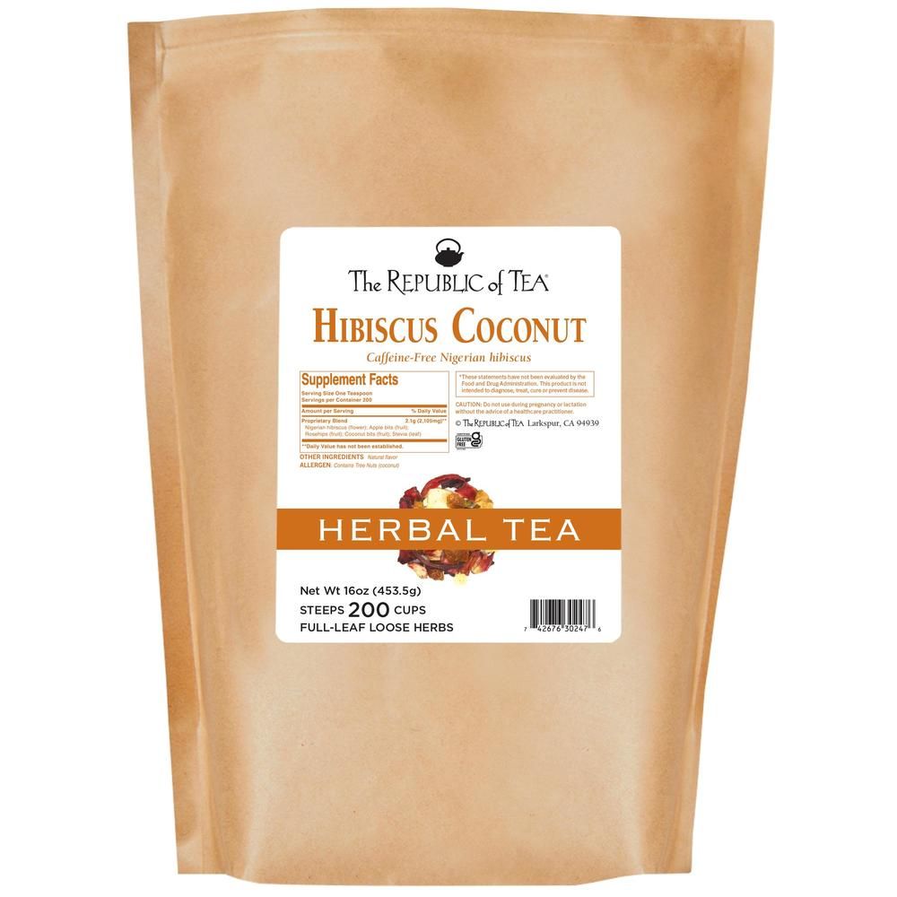 Hibiscus Coconut Full-Leaf Tea